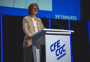 39e congrès : discours de Christelle Thieffinne, présidente de la CFE-CGC